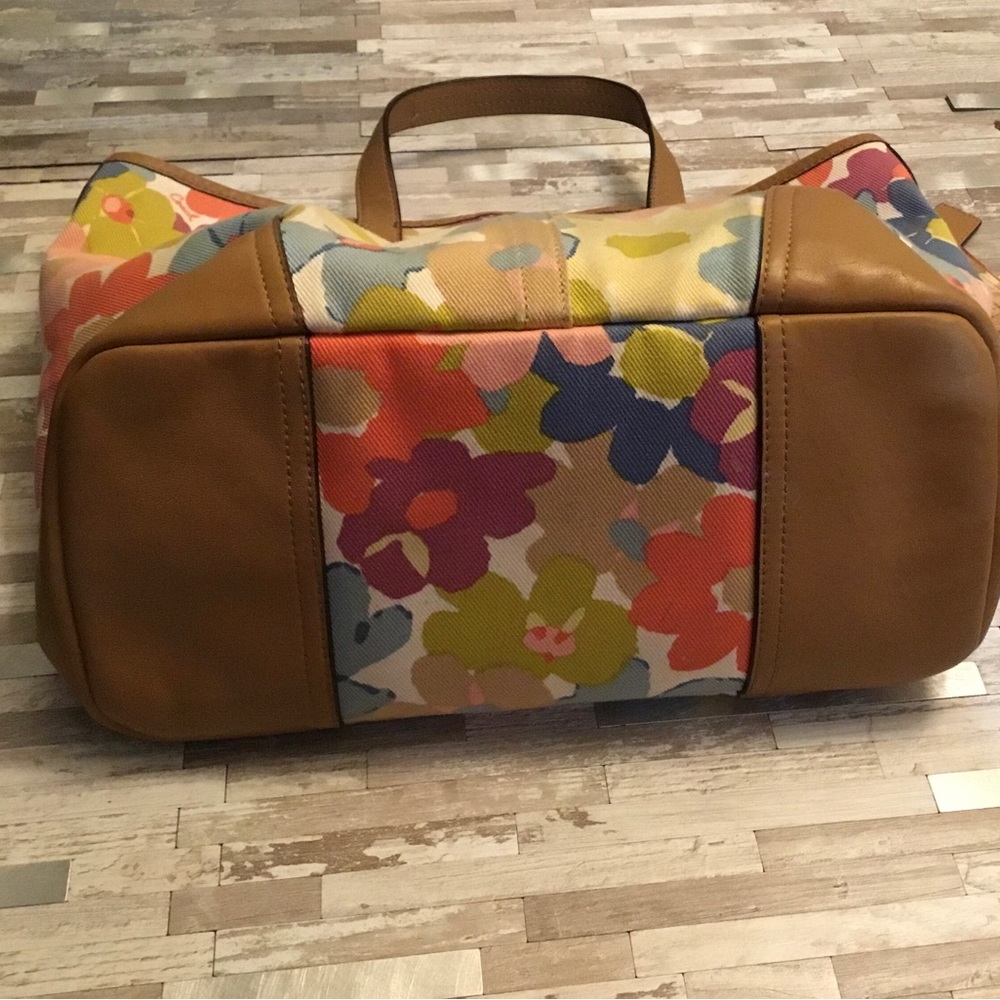 Coach Multi Color Floral Handbag - Picture 4 of 8